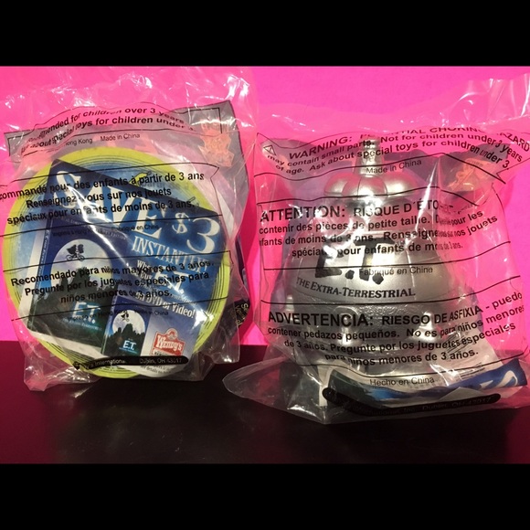 E.T. EXTRA TERRESTRIAL VINTAGE WENDY'S KIDS MEAL TOYS 20th CENTURY SPACESHIP - Picture 2 of 10